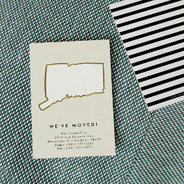 Connecticut Staat Wir haben HandGezeichnet Bewegun Ankündigung