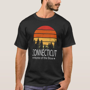 Connecticut Staat Zuhause des Brave Connecticut T-Shirt