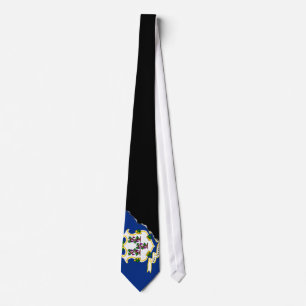 Connecticut-Staats-Flagge Krawatte