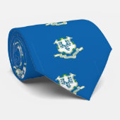 Connecticut-Staats-Flagge Krawatte (Gerollt)