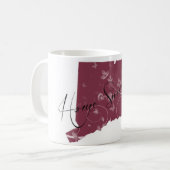 Connecticut-Staats-Tasse Kaffeetasse (Vorderseite Links)
