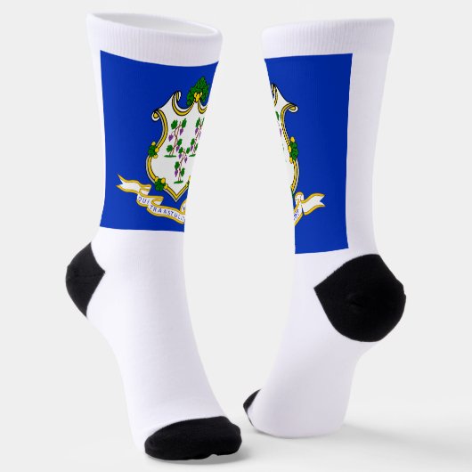 Connecticut-Staatsflagge Socken (Gewinkelt)