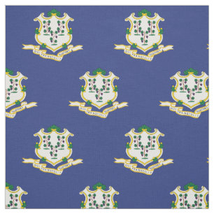 Connecticut Staatsflagge Stoff