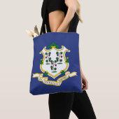Connecticut Staatsflagge Tasche (Von Nahem)