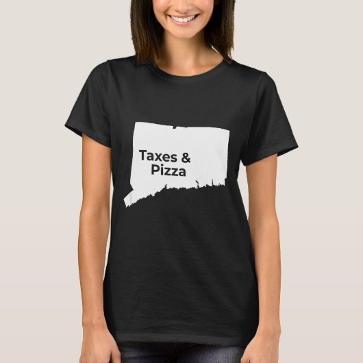 Connecticut Steuern & Connecticut Zza  T-Shirt (Vorderseite)