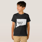Connecticut Steuern & Pizza T-Shirt (Vorne ganz)