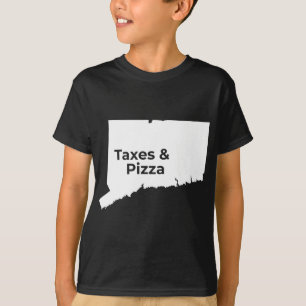Connecticut Steuern & Pizza T-Shirt