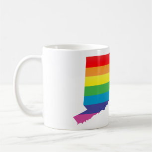Connecticut-Stolz. gestreift Kaffeetasse