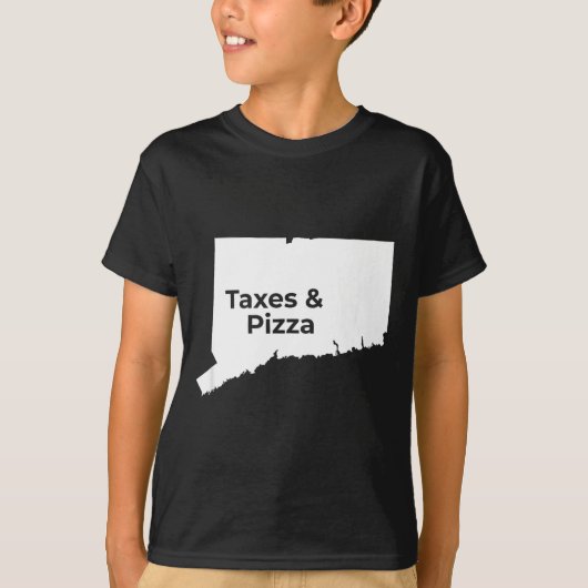 Connecticut Taxes &amp; Connecticut Zza  T-Shirt (Vorderseite)