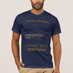 Connecticut Territory Tier Physeter macrocephalu T-Shirt