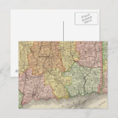 Connecticut und Rhode Island Postkarte (Vorne/Hinten)