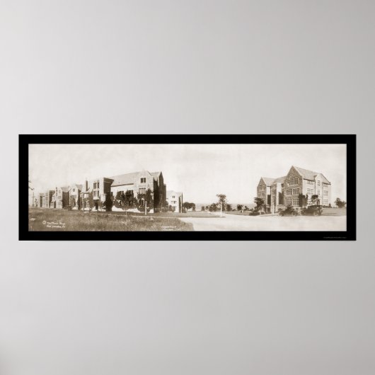 Connecticut Uni Foto 1920 Poster (Vorne)