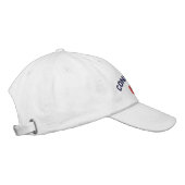 Connecticut USA bestickt mit White Hat Bestickte Baseballkappe (Rechts)