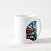 Connecticut USA Kaffeetasse (VorderseiteRechts)