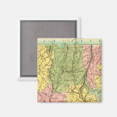 Connecticut USA Magnet (Vorderseite/Rückseite)