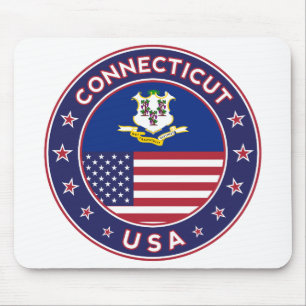 Connecticut, USA Staaten, Connecticut T - Shirt Mousepad
