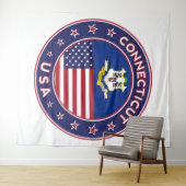 Connecticut Wandteppich (Beispiel (Horizontal))