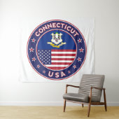 Connecticut Wandteppich (Beispiel (Horizontal))