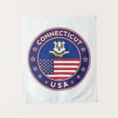 Connecticut Wandteppich (Vorderseite)