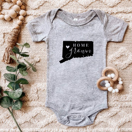 Connecticut Zuhause Grown Staat T-Shirt Baby Strampler