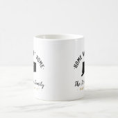 Connecticut Zuhause Sweet Zuhause Family Monogram Kaffeetasse (Mittel)