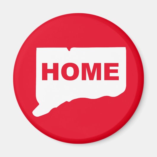 Connecticut Zuhause weg vom Staat Kühlschrankmagne Magnet (Vorne)