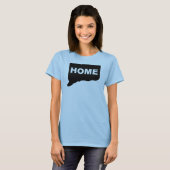 Connecticut Zuhause weg von Staat T - Shirt T-Shir (Vorne ganz)