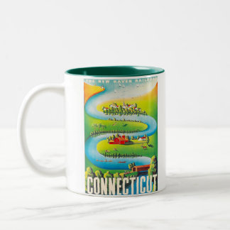 CONNECTICUT ZWEIFARBIGE TASSE