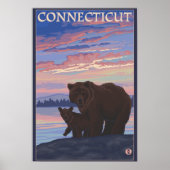 ConnecticutBear und Cub Poster (Vorne)