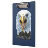 ConnecticutEagle herauf nahes Klemmbrett (Links)