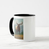 ConnecticutElk-Szene Tasse (Vorderseite Links)
