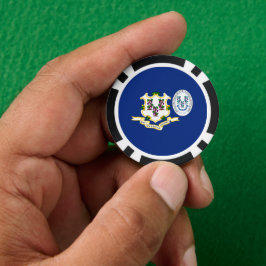 Connecticuter Flag & Seal, Connecticut Pokerchips