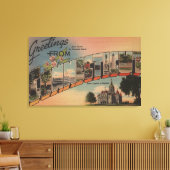 ConnecticutGroße BuchstabenszenenConnecticut Leinwanddruck (Insitu (Wohnzimmer))