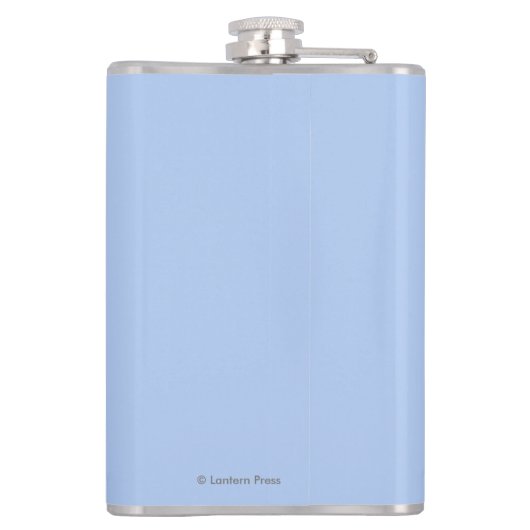 ConnecticutHowling Wolf Flachmann (Rückseite)