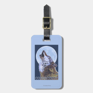 ConnecticutHowling Wolf Gepäckanhänger