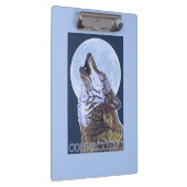 ConnecticutHowling Wolf Klemmbrett (Rechts)