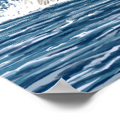 ConnecticutHumpback Whale Scene Poster (Ecke)