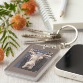 ConnecticutMoose herauf nahes Schlüsselanhänger (Vorderseite rechts)