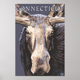 ConnecticutMoose Nah Poster