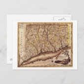 ConnecticutPanoramablick Karte Connecticut 2 (Vorne/Hinten)