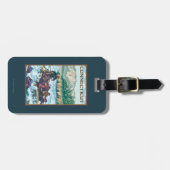 ConnecticutRiver, das Szene flößt Gepäckanhänger (Vorderseite horizontal)