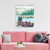 ConnecticutRiver-Rafting-Szene Leinwanddruck (Insitu (Wohnzimmer))