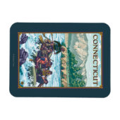 ConnecticutRiver-Rafting-Szene Magnet (Horizontal)