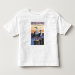 ConnecticutSea betrügt Szene Kleinkind T-shirt
