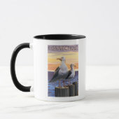 ConnecticutSea GullsScene Tasse (Links)