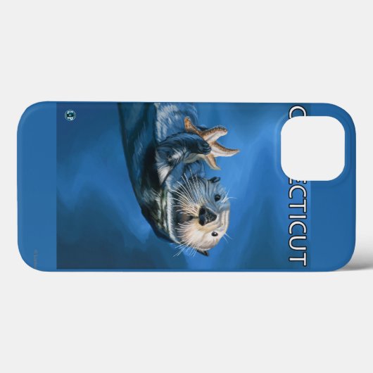 ConnecticutSea Otter-Szene Case-Mate iPhone Hülle (Rückseite (Horizontal))