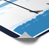 ConnecticutSkier Admiring View Poster (Ecke)