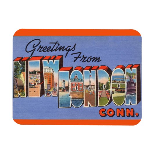 Connecticutt, New London Magnet (Horizontal)