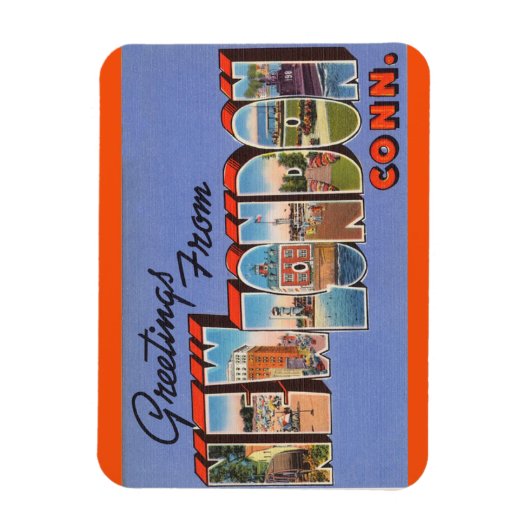 Connecticutt, New London Magnet (Vertikal)