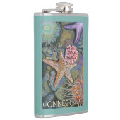 ConnecticutTidepool Szene Flachmann (Rechts)